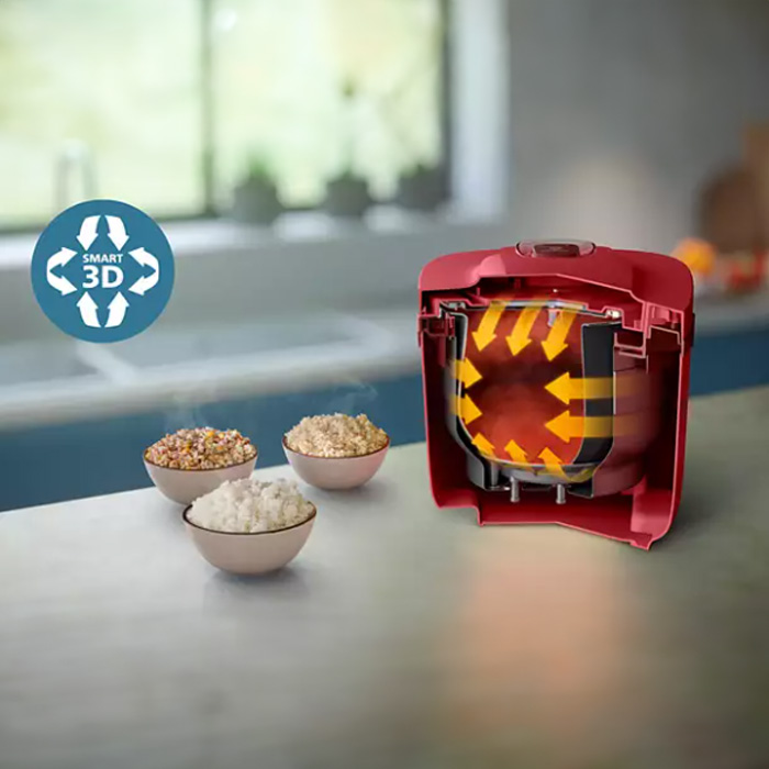 Philips Rice Cooker Digital 3000 Series 1,8 L - HD4712/31 | HD-4712/31